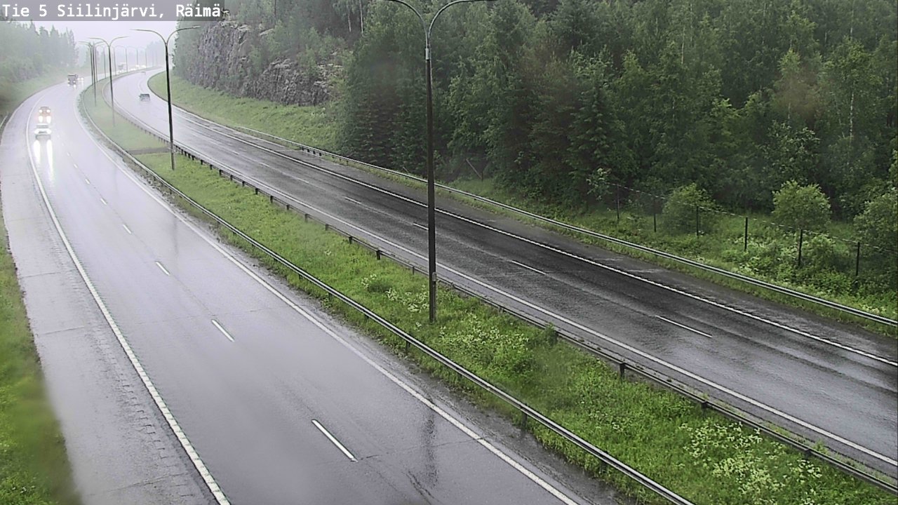 Weather Camera Image Väg 5 Siilinjärvi, Räimä, Siilinjärvi, Pohjois-Savo