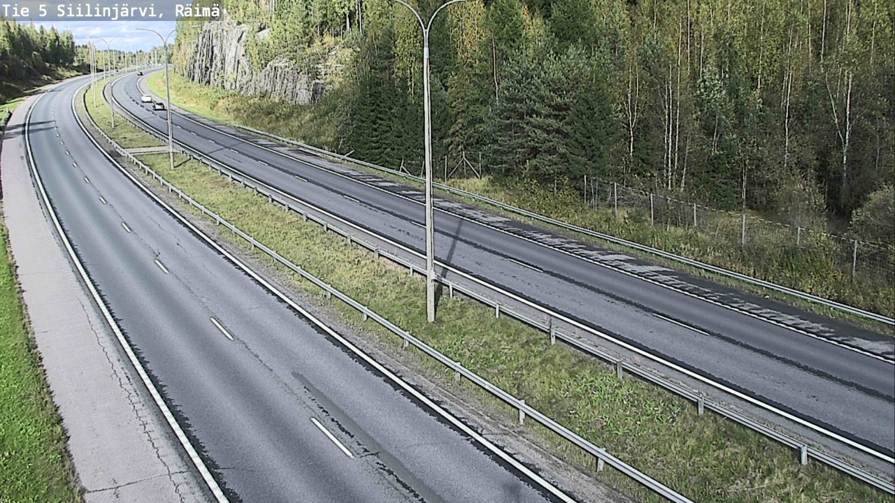 Weather Camera Image Road Siilinjärvi, Räimä, Siilinjärvi, Pohjois-Savo