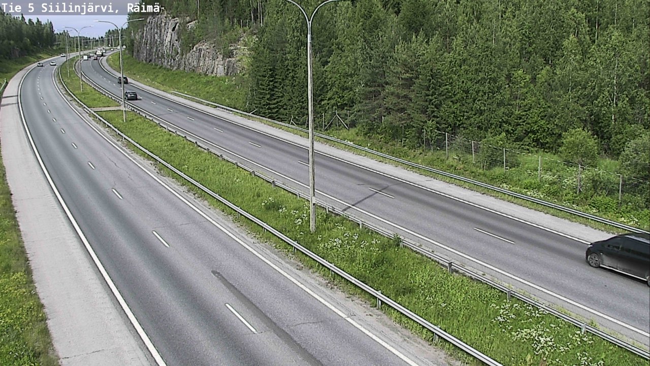 Weather Camera Image Road Siilinjärvi, Räimä, Siilinjärvi, Pohjois-Savo