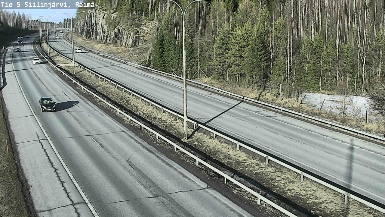 Weather Camera Image Väg 5 Siilinjärvi, Räimä, Siilinjärvi, Pohjois-Savo