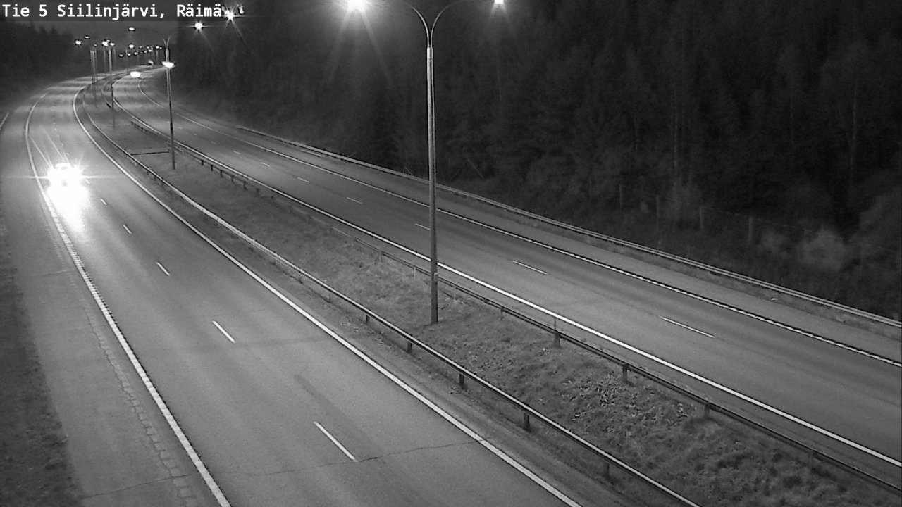 Weather Camera Image Road Siilinjärvi, Räimä, Siilinjärvi, Pohjois-Savo