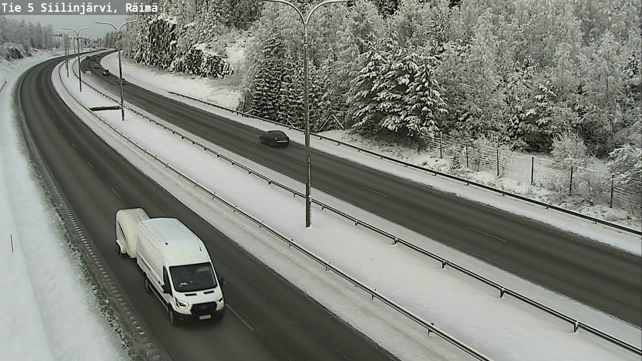Weather Camera Image Road Siilinjärvi, Räimä, Siilinjärvi, Pohjois-Savo