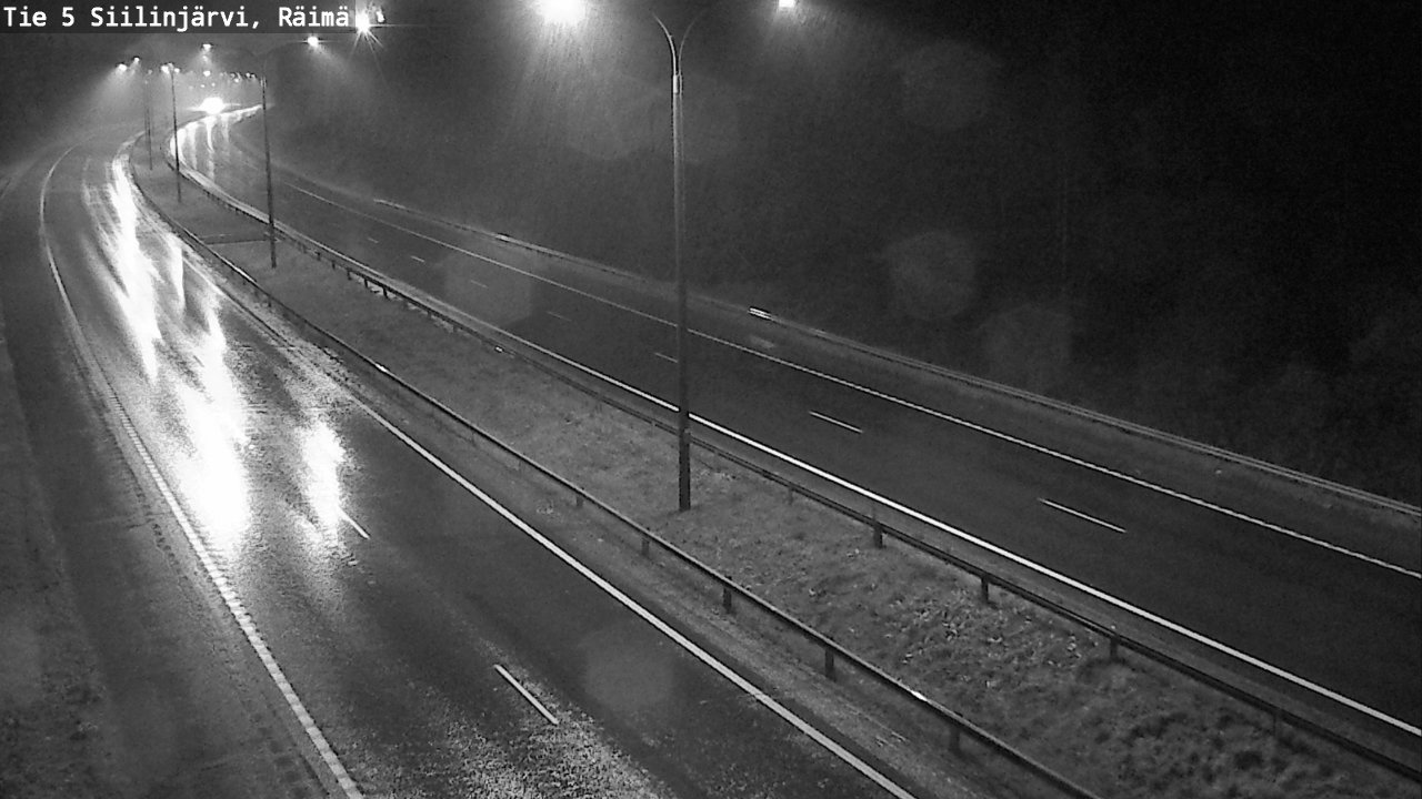 Weather Camera Image Road Siilinjärvi, Räimä, Siilinjärvi, Pohjois-Savo