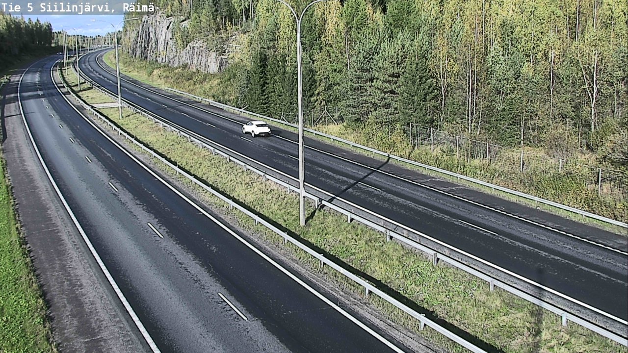 Weather Camera Image Road Siilinjärvi, Räimä, Siilinjärvi, Pohjois-Savo