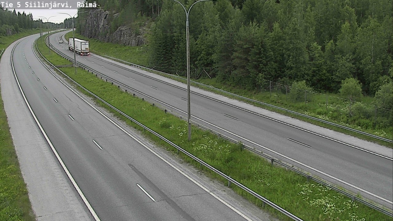 Weather Camera Image Road Siilinjärvi, Räimä, Siilinjärvi, Pohjois-Savo