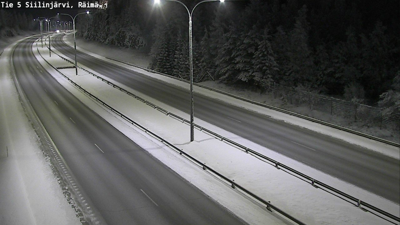 Weather Camera Image Road Siilinjärvi, Räimä, Siilinjärvi, Pohjois-Savo