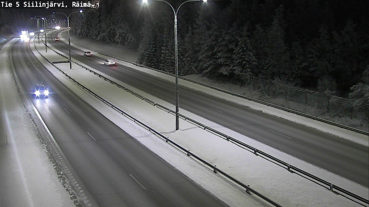 Weather Camera Image Road Siilinjärvi, Räimä, Siilinjärvi, Pohjois-Savo
