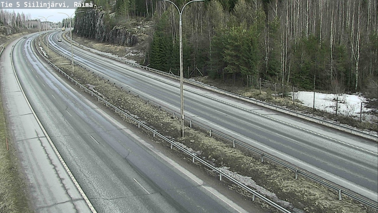 Weather Camera Image Road Siilinjärvi, Räimä, Siilinjärvi, Pohjois-Savo