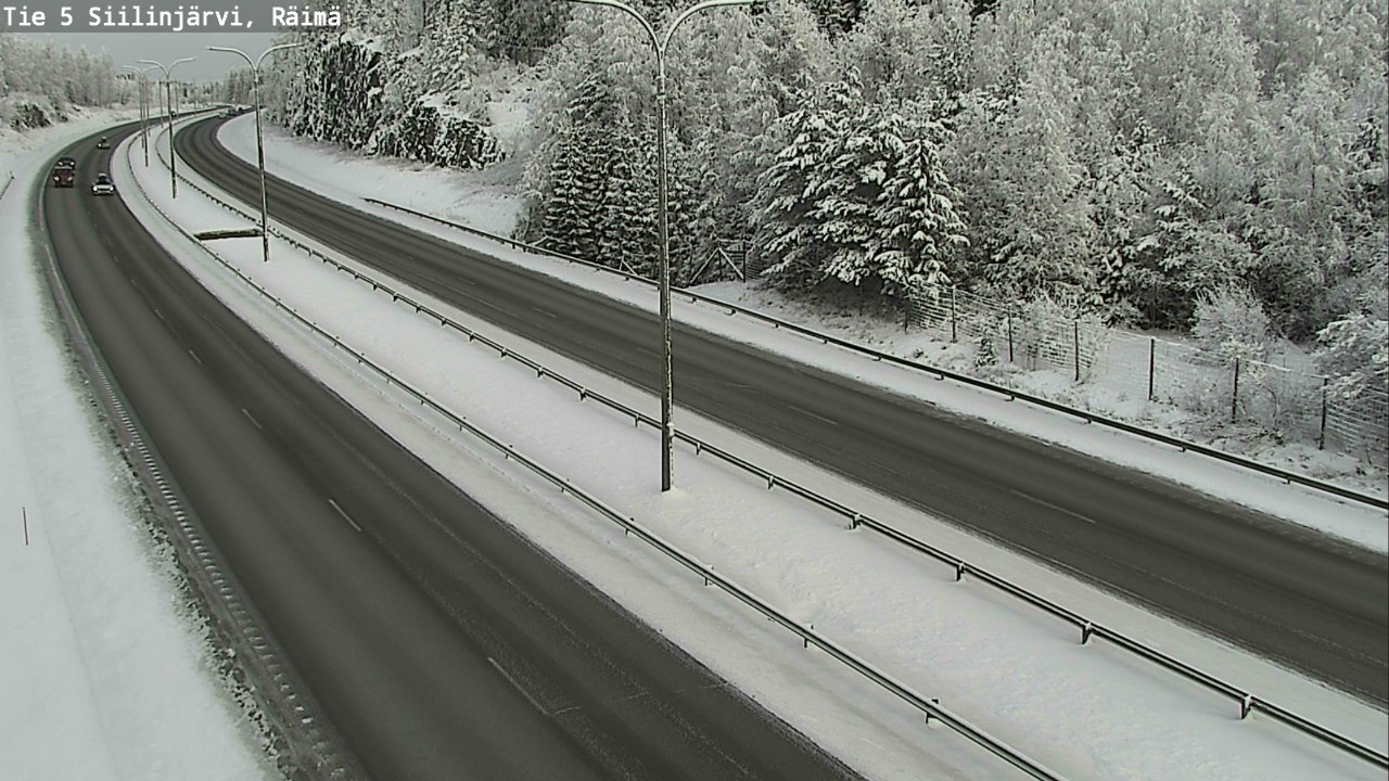 Weather Camera Image Road Siilinjärvi, Räimä, Siilinjärvi, Pohjois-Savo