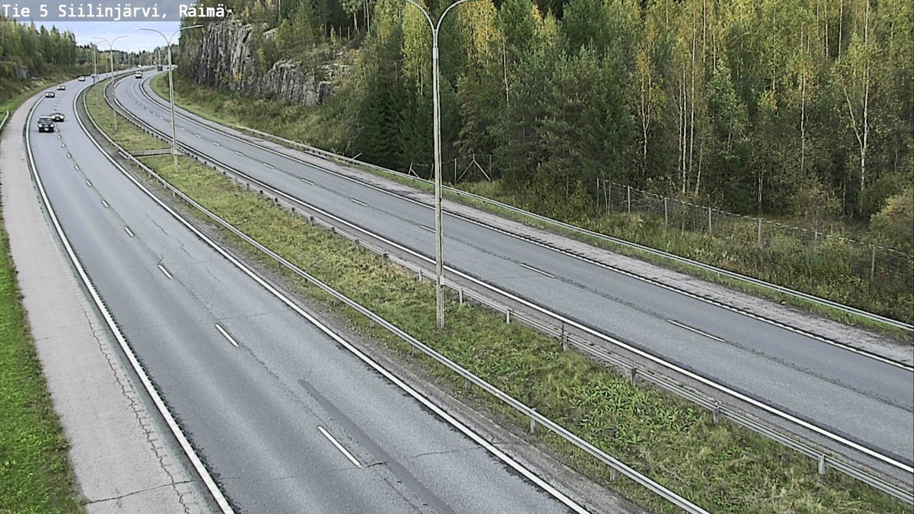 Weather Camera Image Road Siilinjärvi, Räimä, Siilinjärvi, Pohjois-Savo