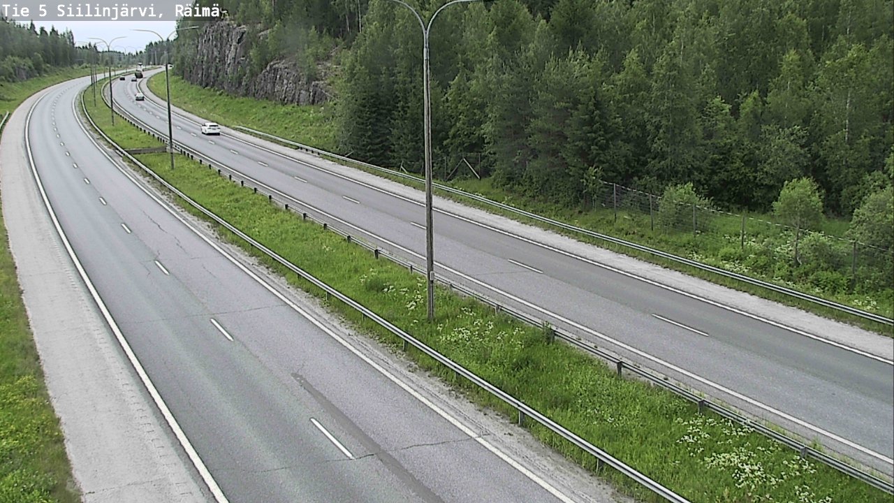 Weather Camera Image Road Siilinjärvi, Räimä, Siilinjärvi, Pohjois-Savo