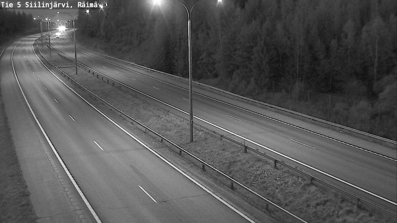 Weather Camera Image Road Siilinjärvi, Räimä, Siilinjärvi, Pohjois-Savo