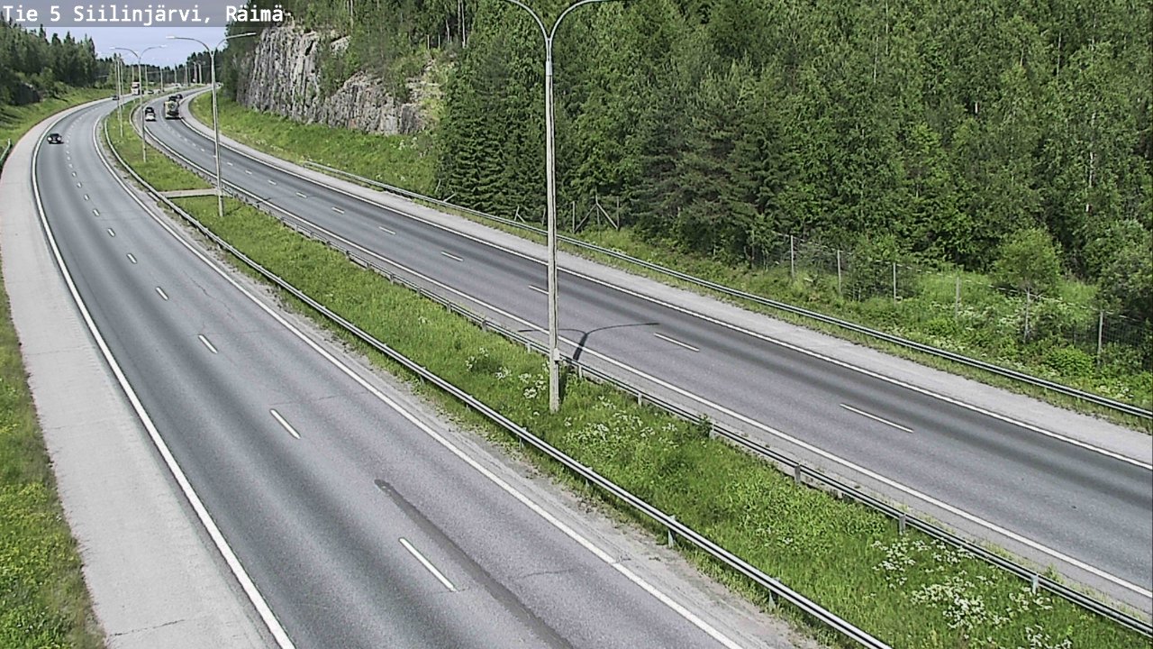 Weather Camera Image Road Siilinjärvi, Räimä, Siilinjärvi, Pohjois-Savo