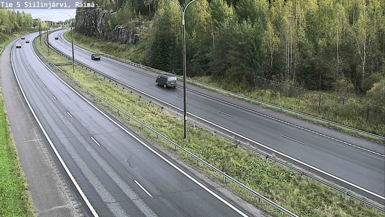 Weather Camera Image Road Siilinjärvi, Räimä, Siilinjärvi, Pohjois-Savo
