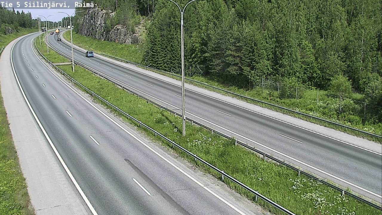 Weather Camera Image Road Siilinjärvi, Räimä, Siilinjärvi, Pohjois-Savo
