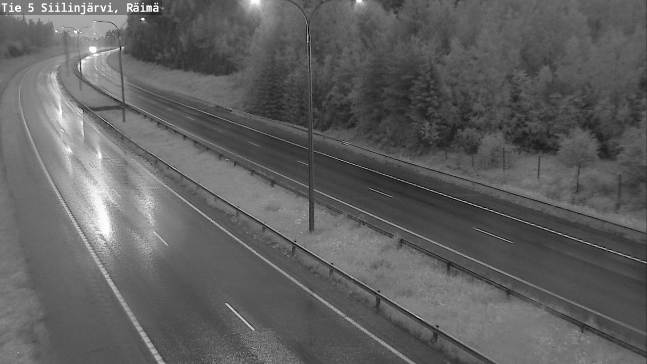 Weather Camera Image Road Siilinjärvi, Räimä, Siilinjärvi, Pohjois-Savo