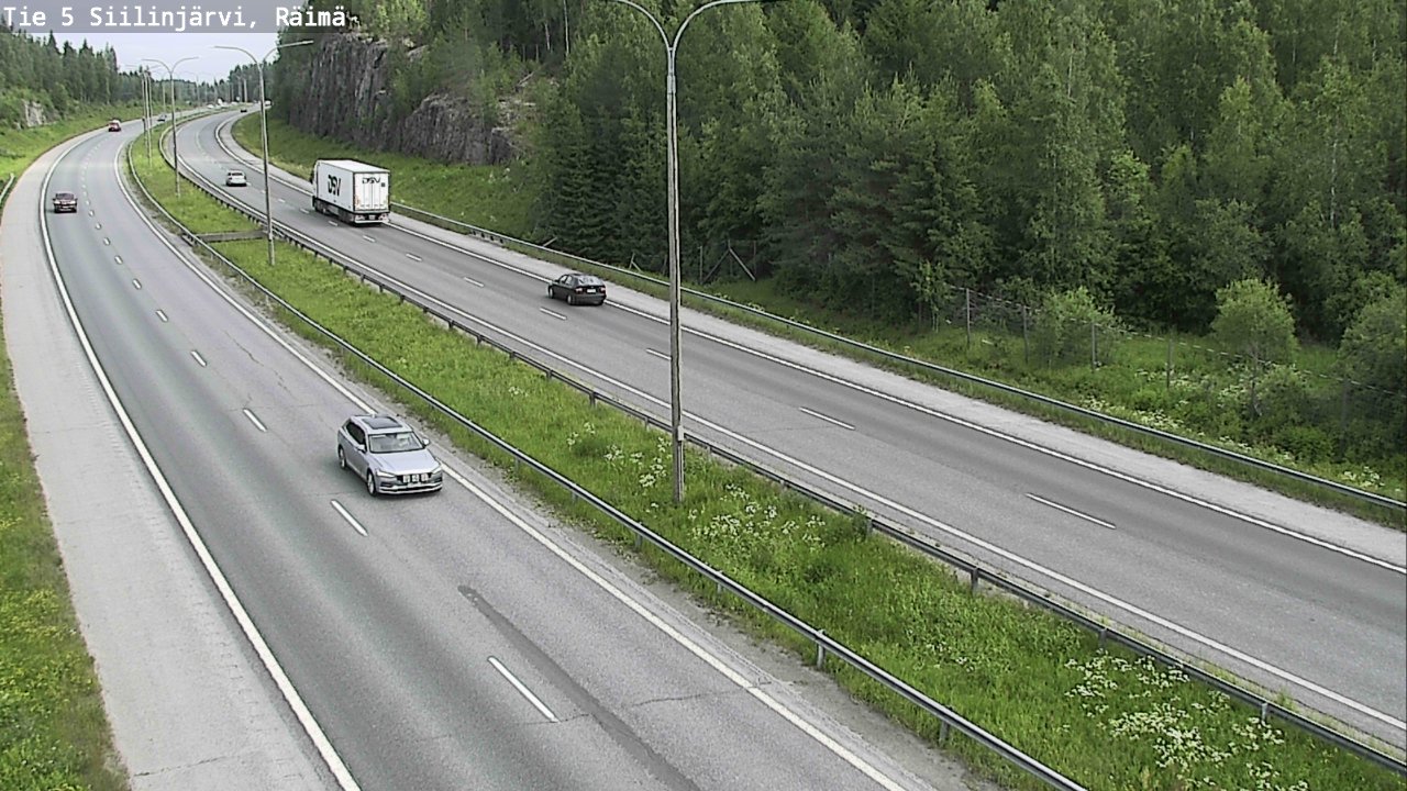 Weather Camera Image Road Siilinjärvi, Räimä, Siilinjärvi, Pohjois-Savo