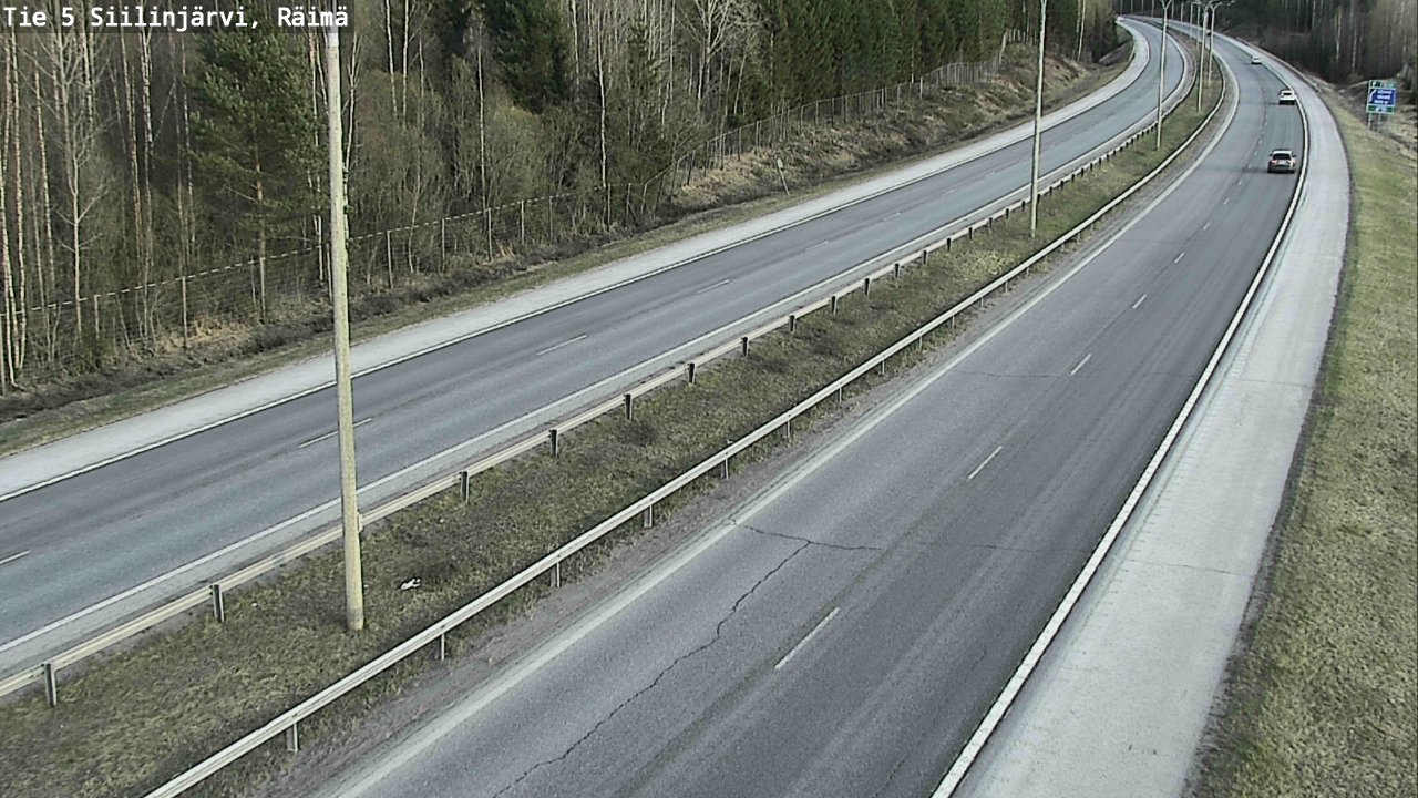 Weather Camera Image Road Siilinjärvi, Räimä, Siilinjärvi, Pohjois-Savo