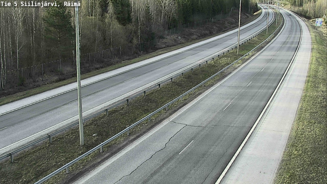 Weather Camera Image Road Siilinjärvi, Räimä, Siilinjärvi, Pohjois-Savo