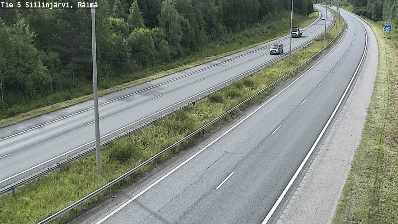 Weather Camera Image Väg 5 Siilinjärvi, Räimä, Siilinjärvi, Pohjois-Savo