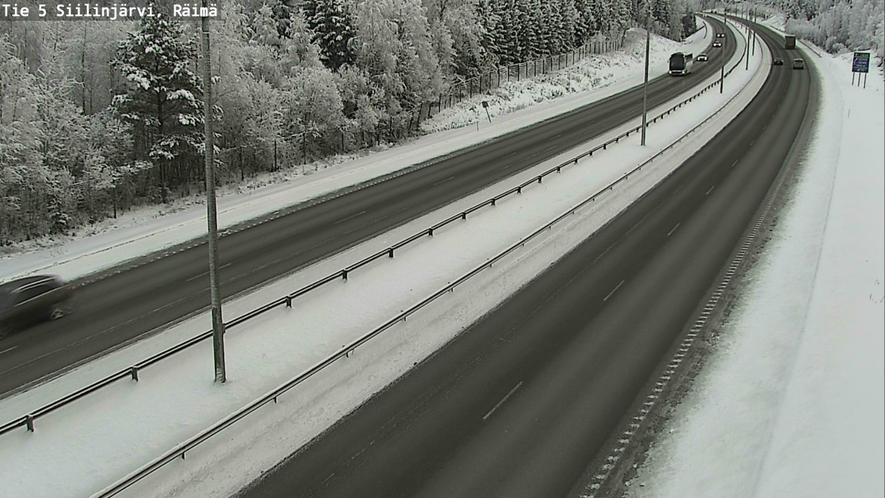 Weather Camera Image Road Siilinjärvi, Räimä, Siilinjärvi, Pohjois-Savo