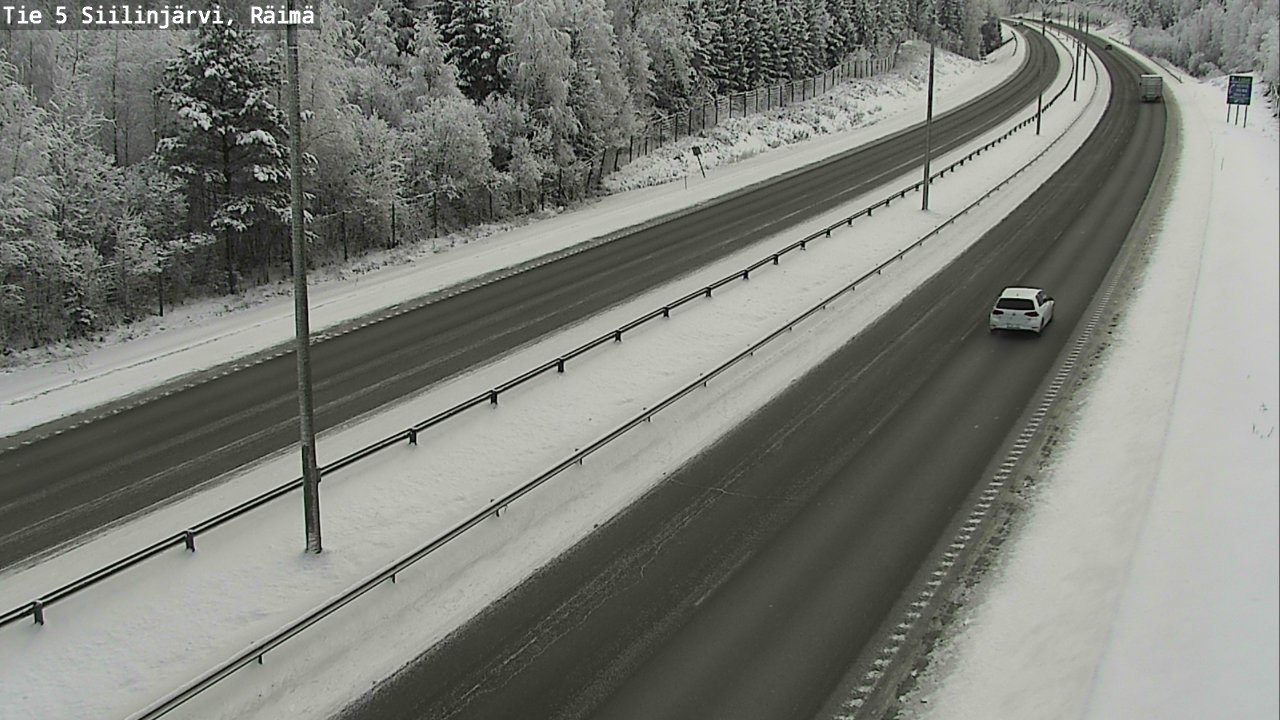 Weather Camera Image Road Siilinjärvi, Räimä, Siilinjärvi, Pohjois-Savo