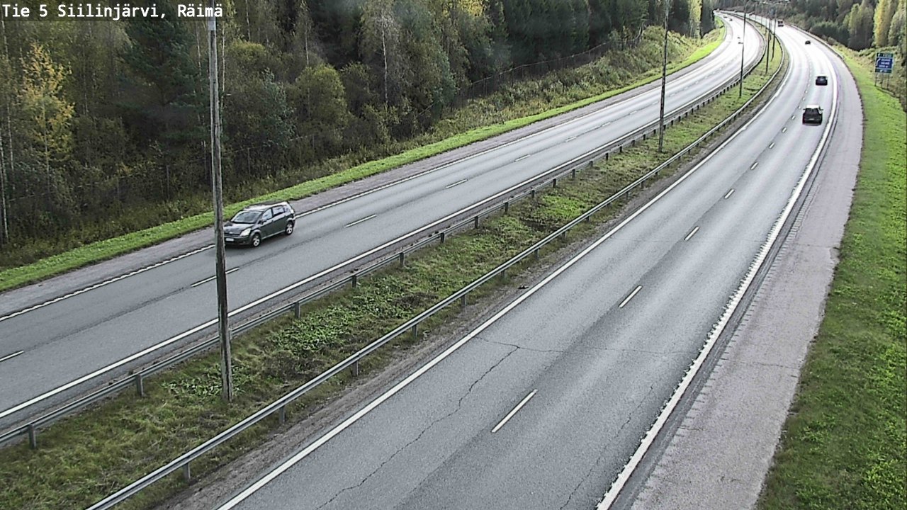 Weather Camera Image Road Siilinjärvi, Räimä, Siilinjärvi, Pohjois-Savo