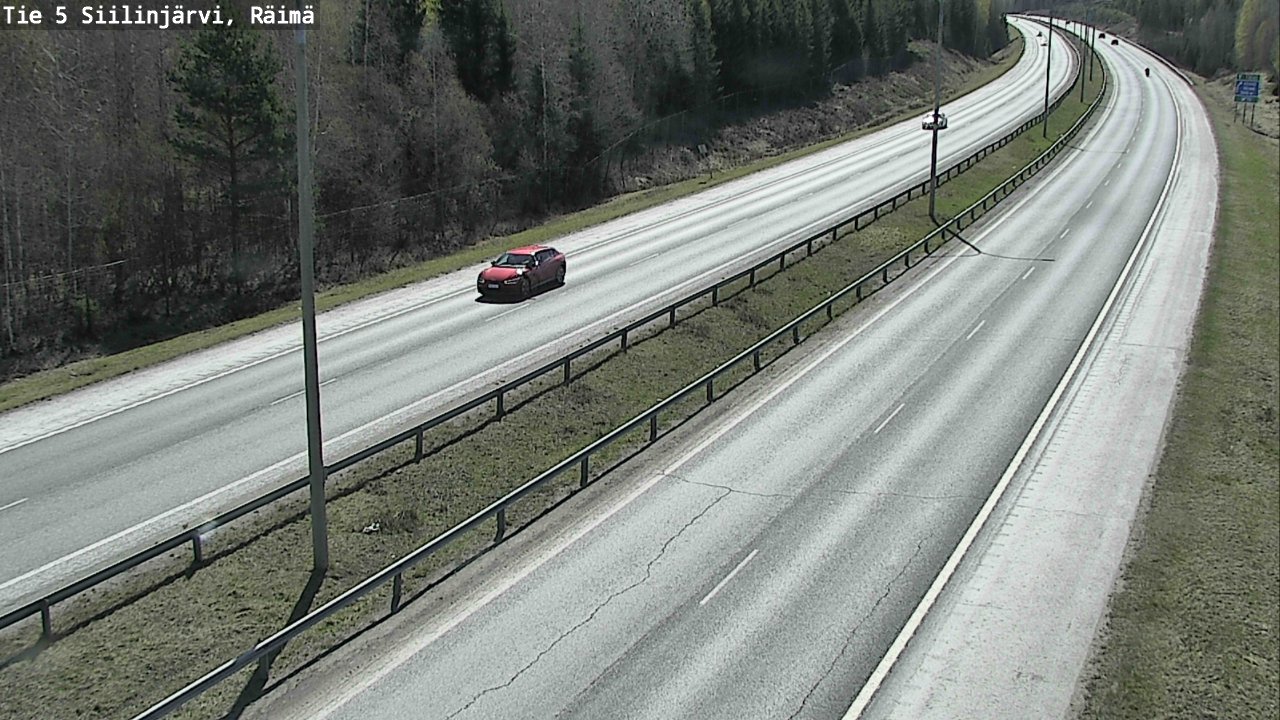 Weather Camera Image Väg 5 Siilinjärvi, Räimä, Siilinjärvi, Pohjois-Savo