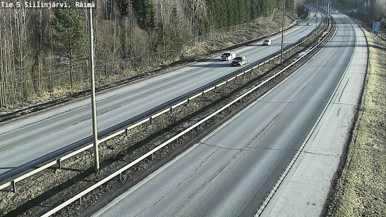 Weather Camera Image Road Siilinjärvi, Räimä, Siilinjärvi, Pohjois-Savo