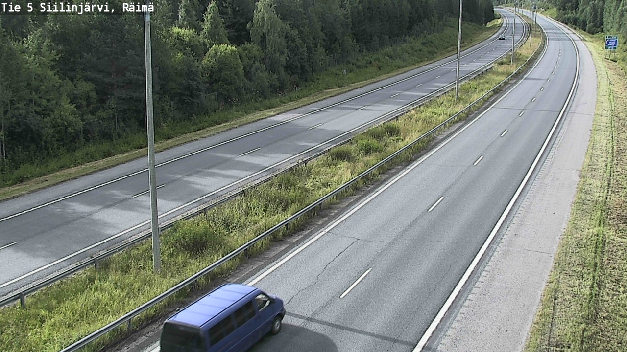 Weather Camera Image Väg 5 Siilinjärvi, Räimä, Siilinjärvi, Pohjois-Savo