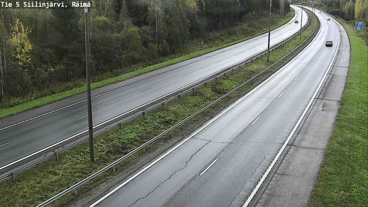 Weather Camera Image Road Siilinjärvi, Räimä, Siilinjärvi, Pohjois-Savo