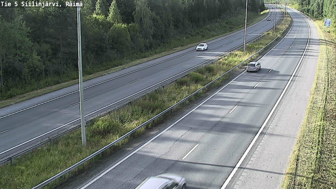 Weather Camera Image Road Siilinjärvi, Räimä, Siilinjärvi, Pohjois-Savo