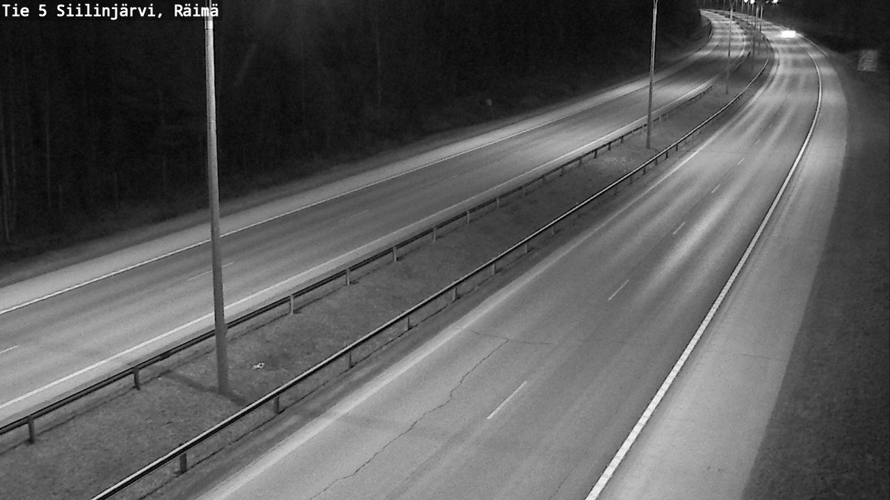 Weather Camera Image Road Siilinjärvi, Räimä, Siilinjärvi, Pohjois-Savo