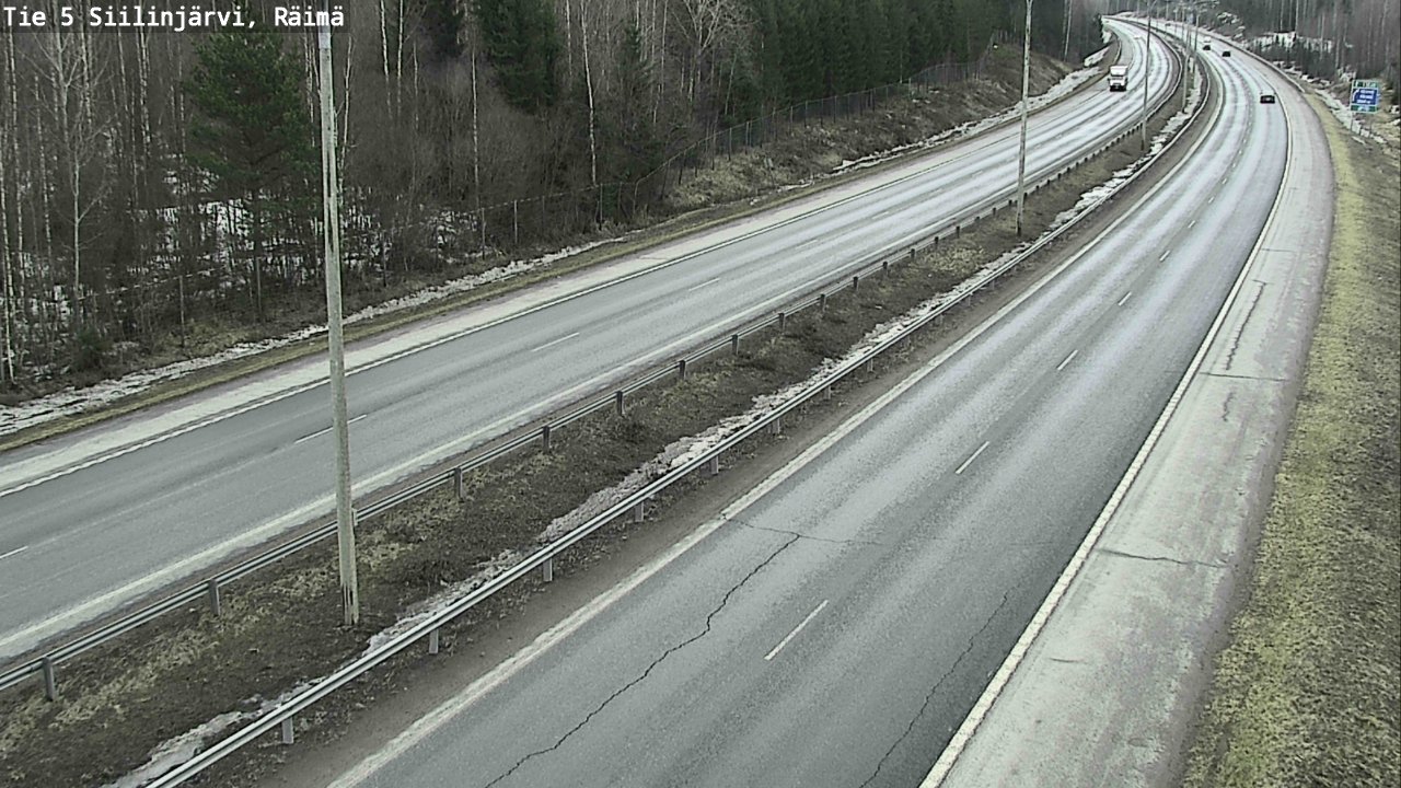 Weather Camera Image Väg 5 Siilinjärvi, Räimä, Siilinjärvi, Pohjois-Savo