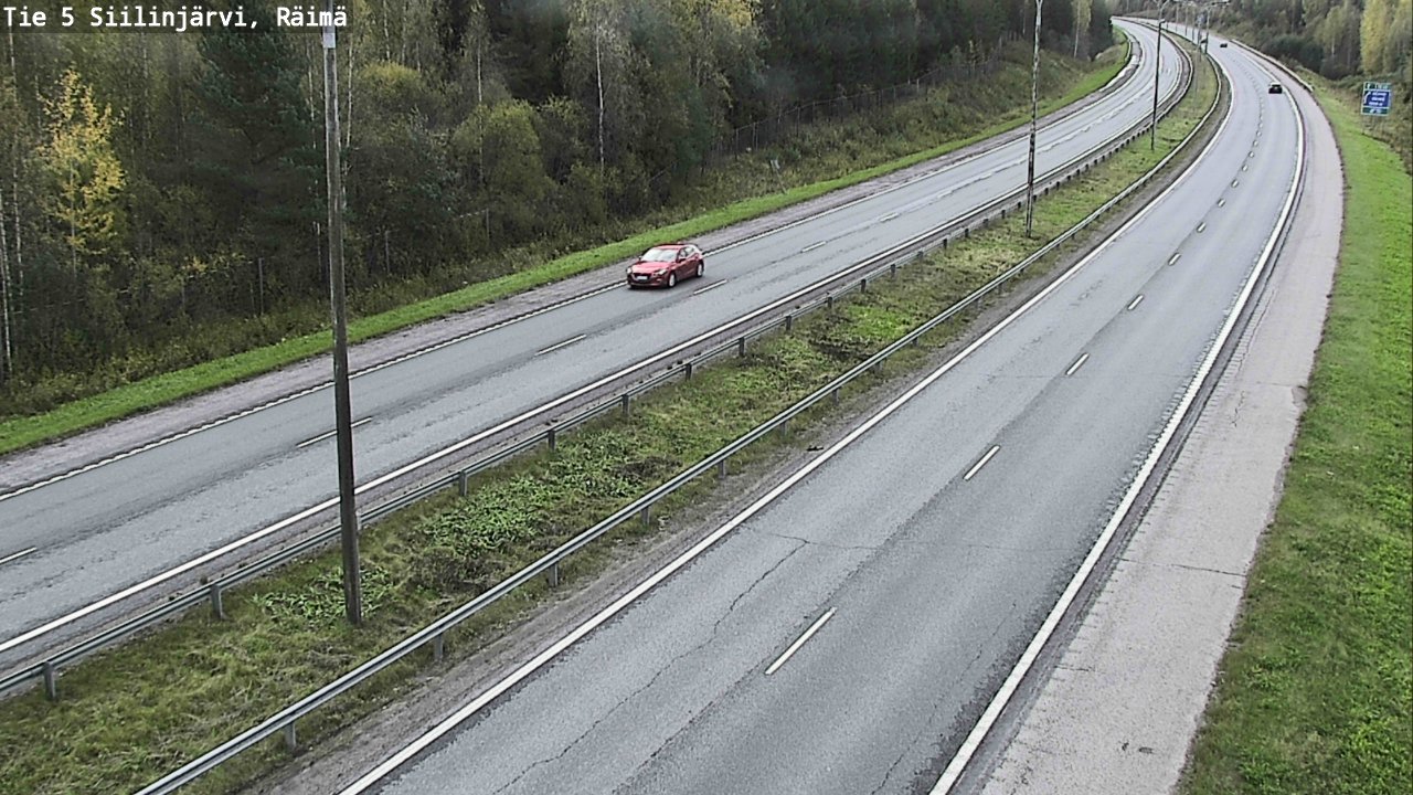 Weather Camera Image Road Siilinjärvi, Räimä, Siilinjärvi, Pohjois-Savo