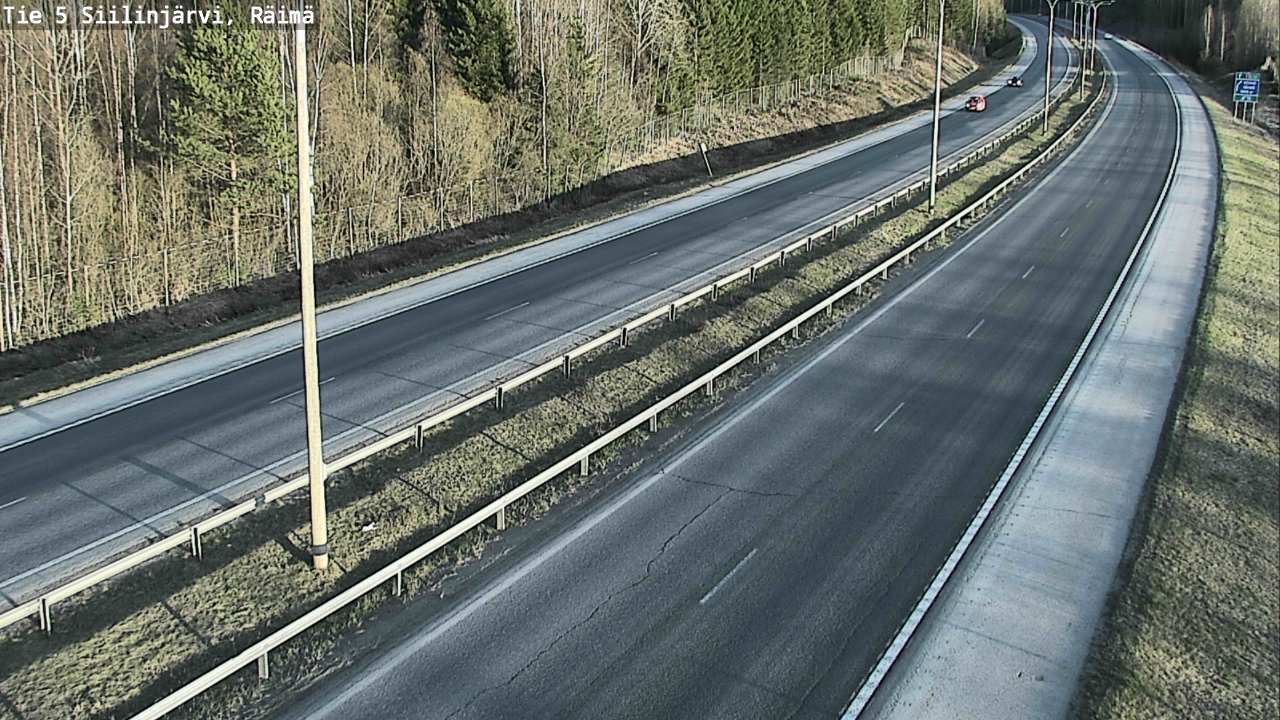 Weather Camera Image Road Siilinjärvi, Räimä, Siilinjärvi, Pohjois-Savo