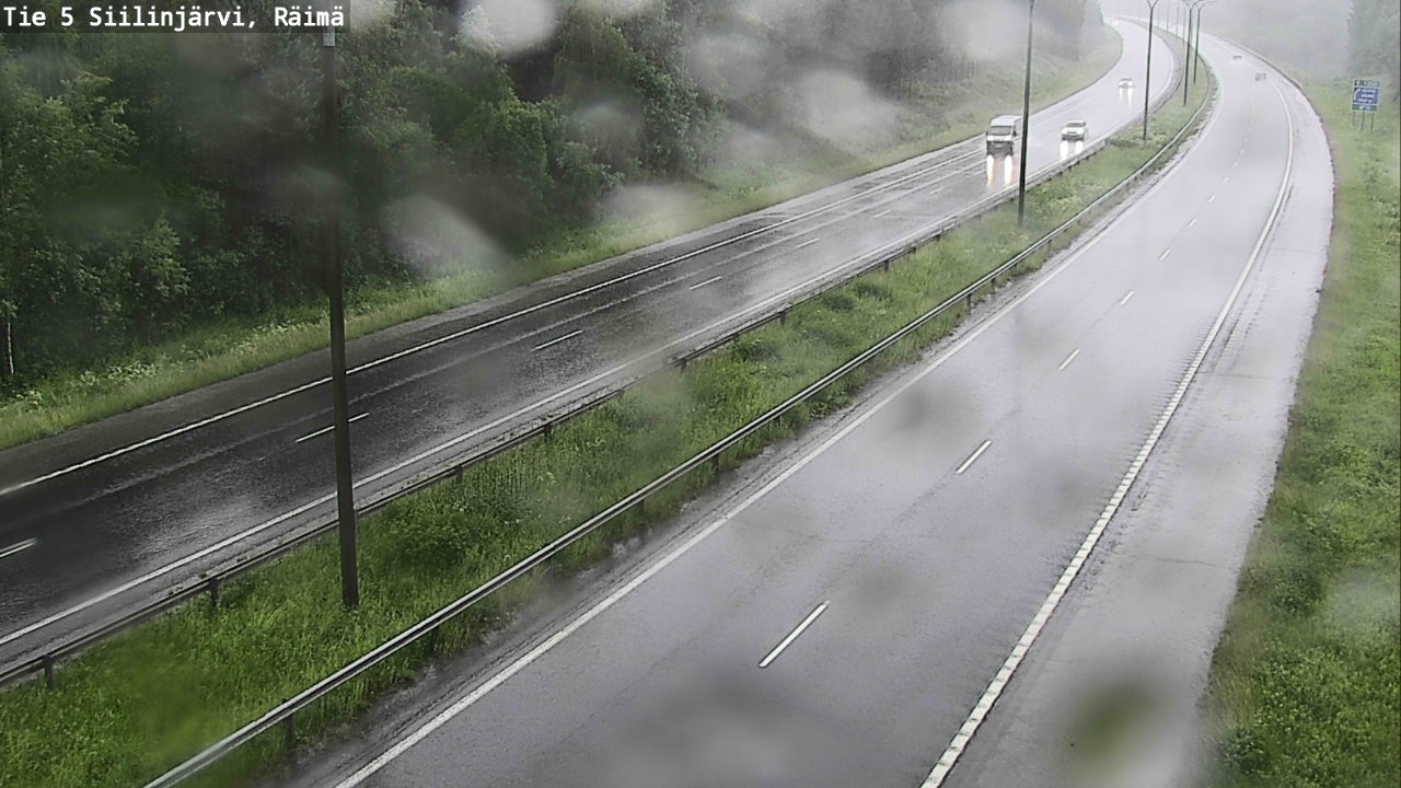 Weather Camera Image Väg 5 Siilinjärvi, Räimä, Siilinjärvi, Pohjois-Savo