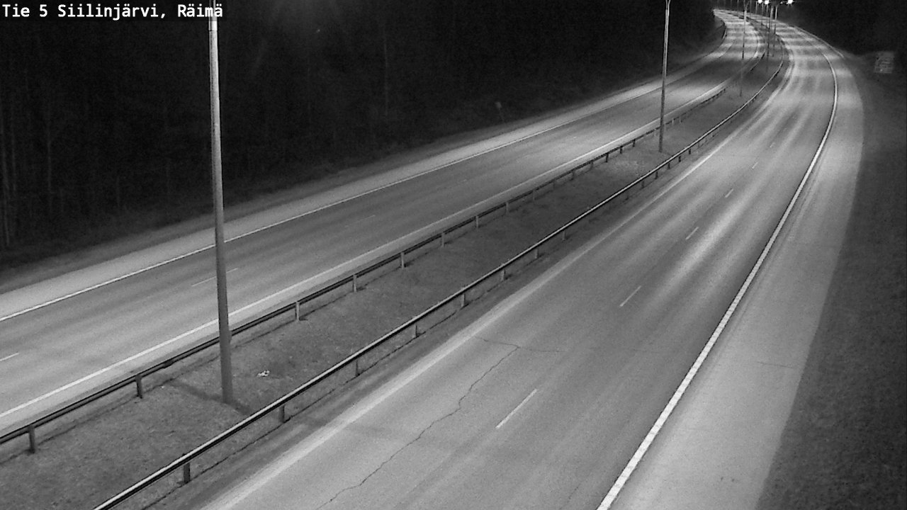 Weather Camera Image Road Siilinjärvi, Räimä, Siilinjärvi, Pohjois-Savo
