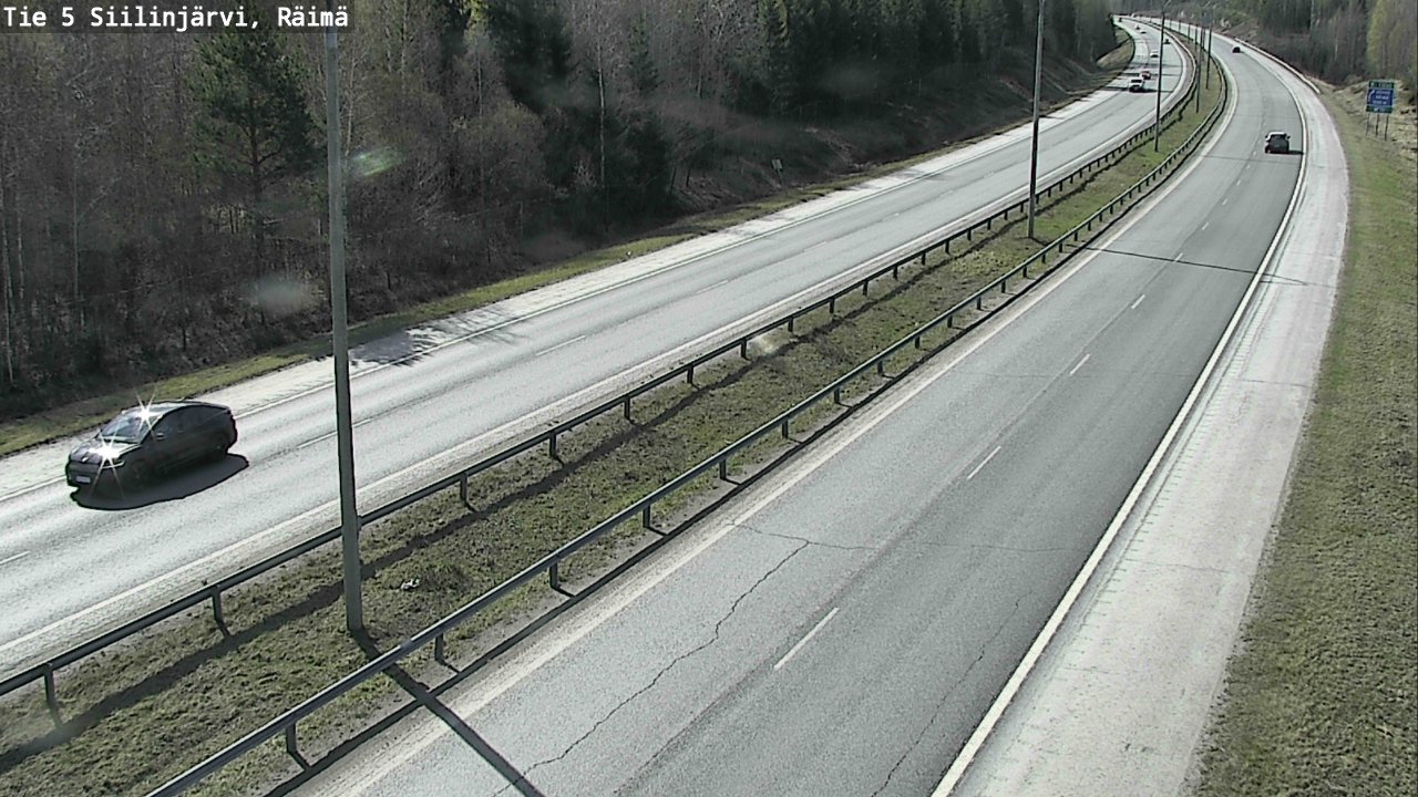 Weather Camera Image Väg 5 Siilinjärvi, Räimä, Siilinjärvi, Pohjois-Savo