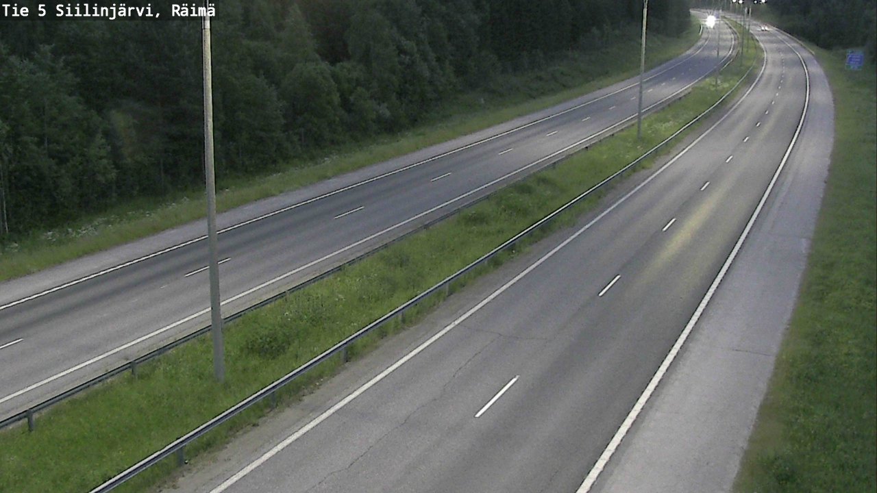 Weather Camera Image Road Siilinjärvi, Räimä, Siilinjärvi, Pohjois-Savo