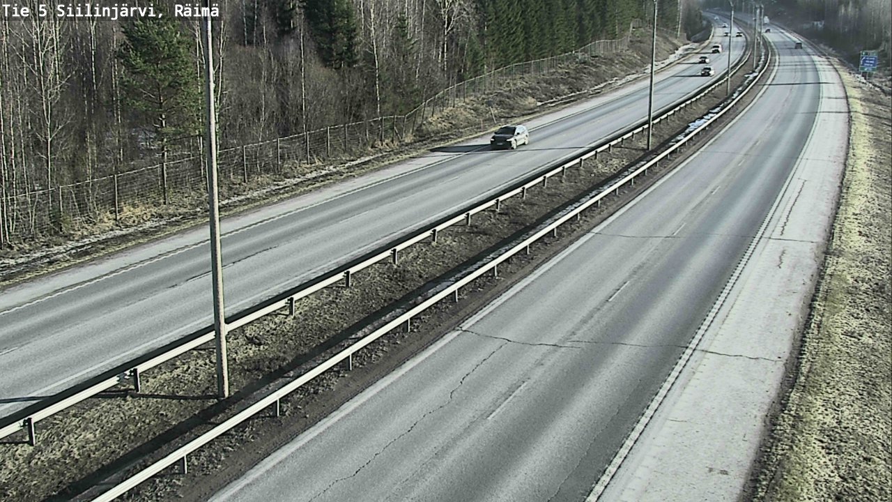 Weather Camera Image Road Siilinjärvi, Räimä, Siilinjärvi, Pohjois-Savo