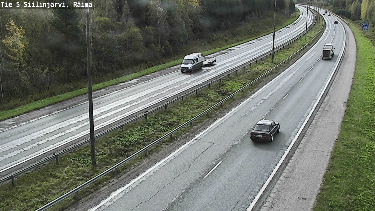 Weather Camera Image Road Siilinjärvi, Räimä, Siilinjärvi, Pohjois-Savo