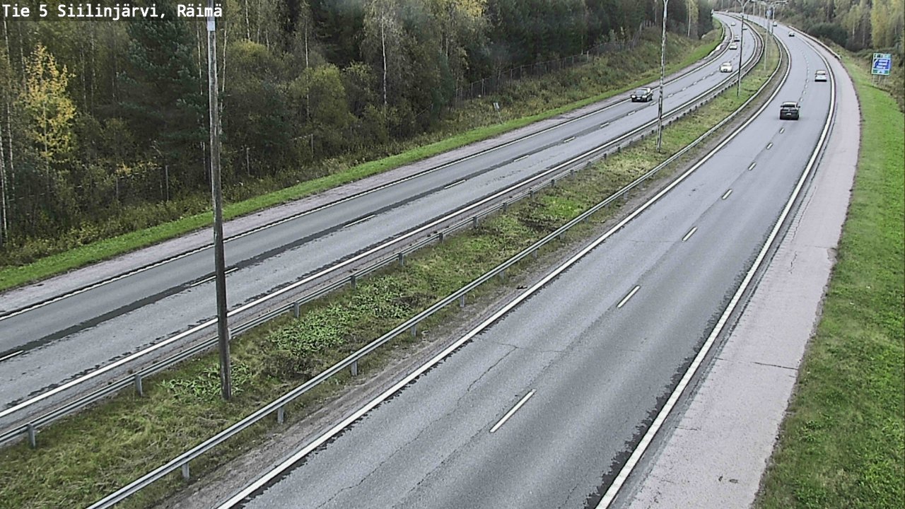 Weather Camera Image Road Siilinjärvi, Räimä, Siilinjärvi, Pohjois-Savo