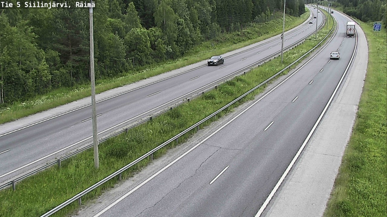 Weather Camera Image Road Siilinjärvi, Räimä, Siilinjärvi, Pohjois-Savo