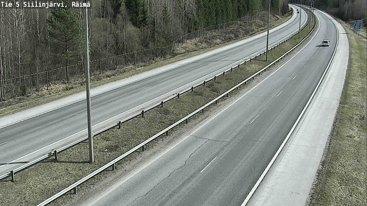 Weather Camera Image Road Siilinjärvi, Räimä, Siilinjärvi, Pohjois-Savo