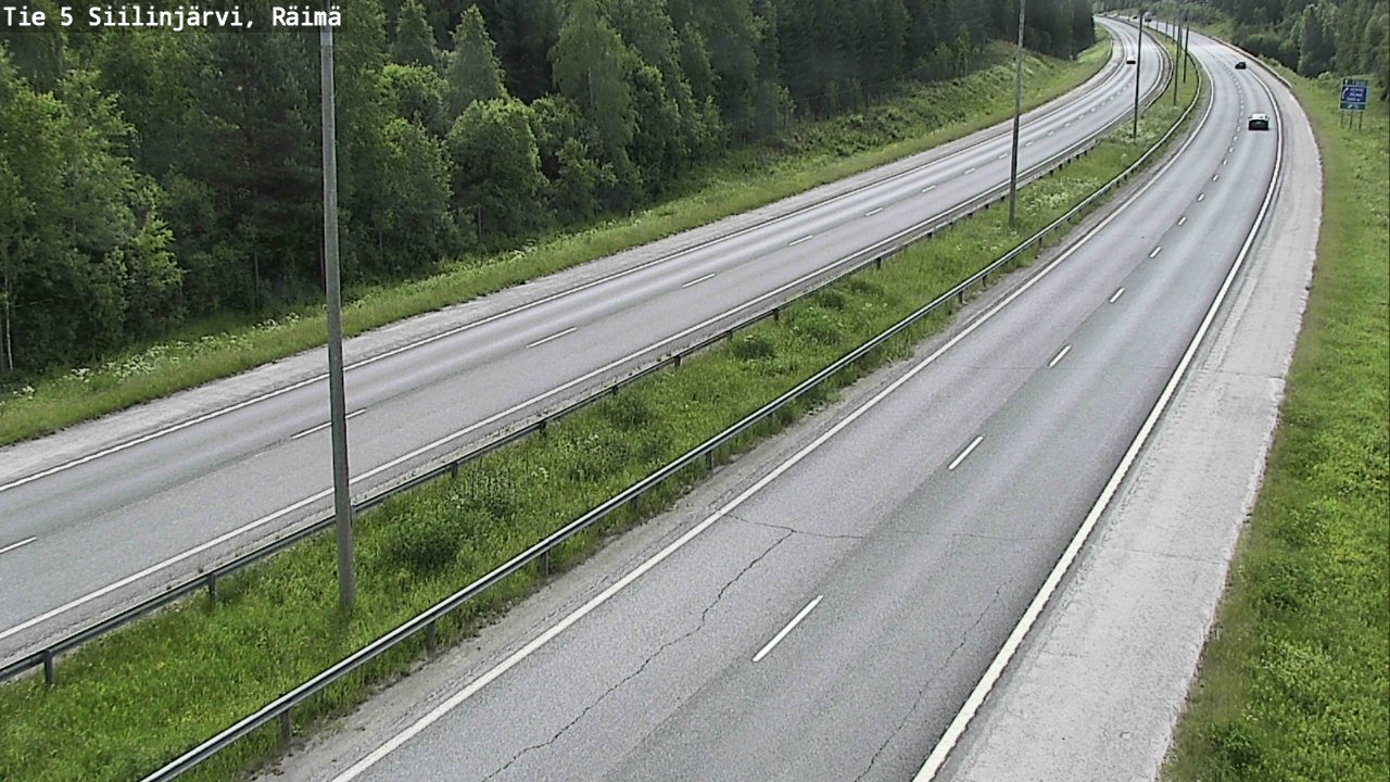 Weather Camera Image Road Siilinjärvi, Räimä, Siilinjärvi, Pohjois-Savo