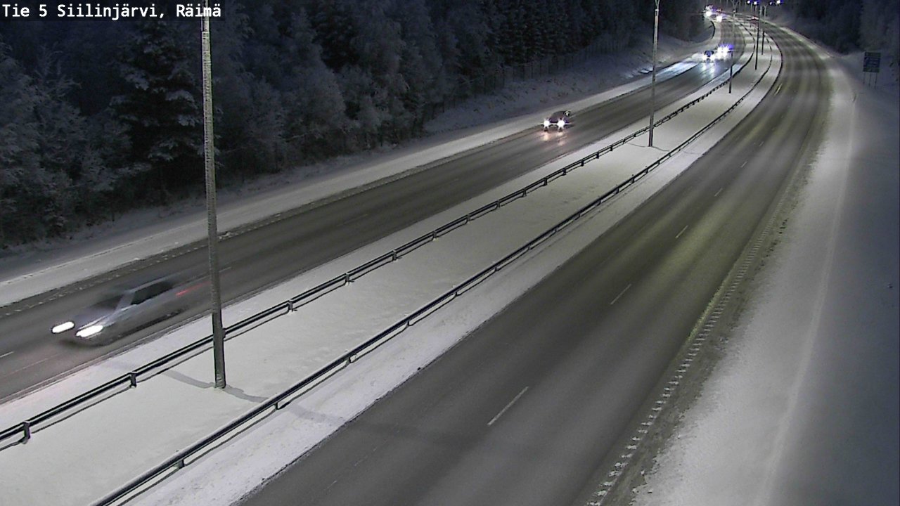 Weather Camera Image Väg 5 Siilinjärvi, Räimä, Siilinjärvi, Pohjois-Savo