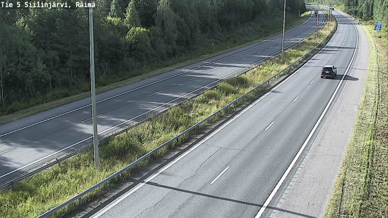 Weather Camera Image Väg 5 Siilinjärvi, Räimä, Siilinjärvi, Pohjois-Savo
