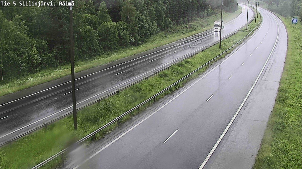 Weather Camera Image Road Siilinjärvi, Räimä, Siilinjärvi, Pohjois-Savo