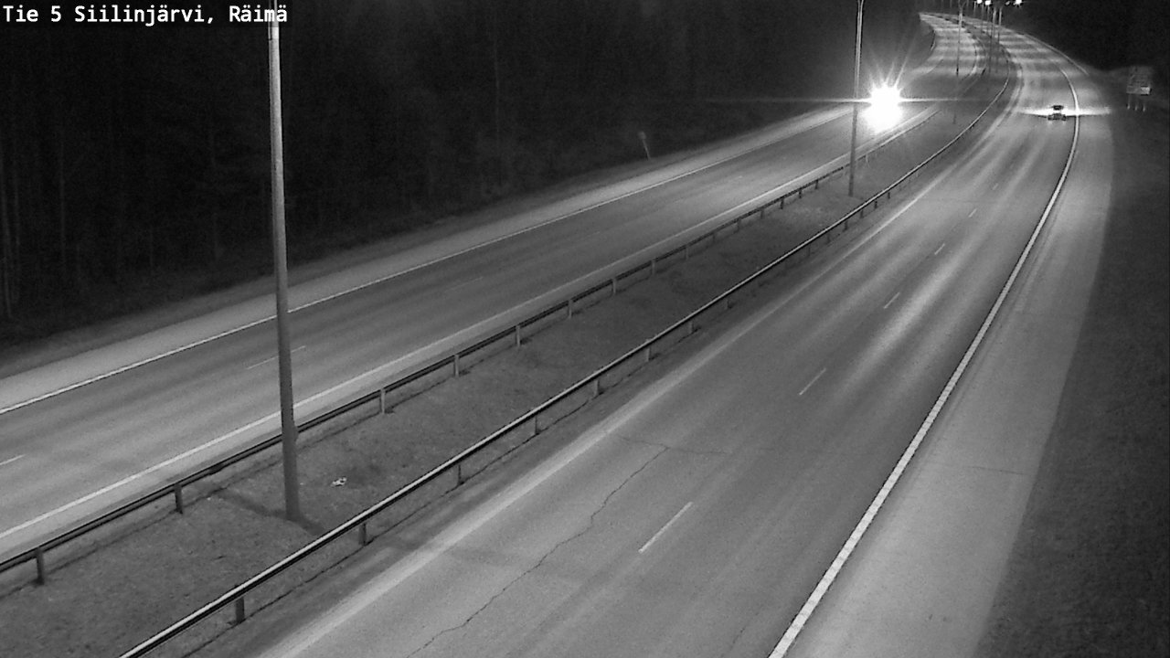Weather Camera Image Road Siilinjärvi, Räimä, Siilinjärvi, Pohjois-Savo